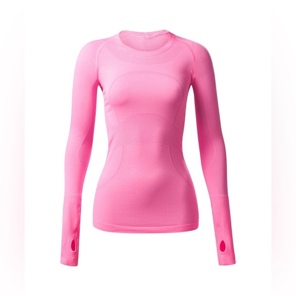 Lululemon Swiftly Tech Long Sleeve Crew
Heathered Neon Pink size 4 - Picture 3 of 8